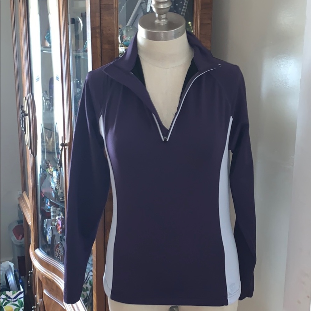 Moving cumfort 1/4 zip pullover workout top